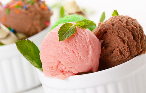 Koh-I-Desserts creamy ice creams in Shotts.